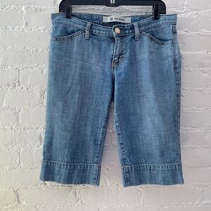 Gap Jeans Womens Blue Denim Bermuda Shorts